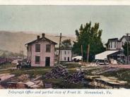 Telegraph Office and Partial View of Front St. Shenandoah