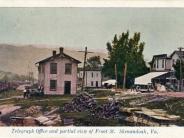 Telegraph Office and Partial View of Front St. Shenandoah