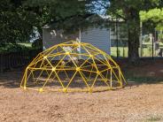 Climbing dome at WigWam Village