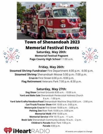 Memorial Festival Flyer