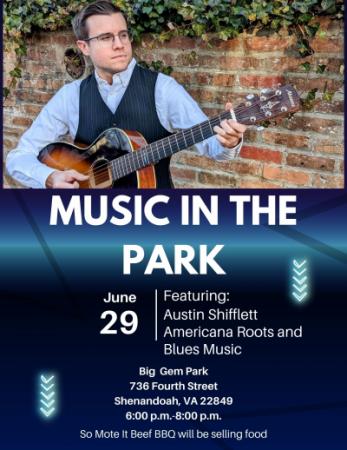 Austin Shifflett Music in the Park