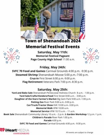 Memorial Festival Flyer