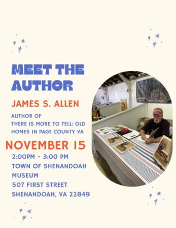 James S Allen Meet the Author Flyer