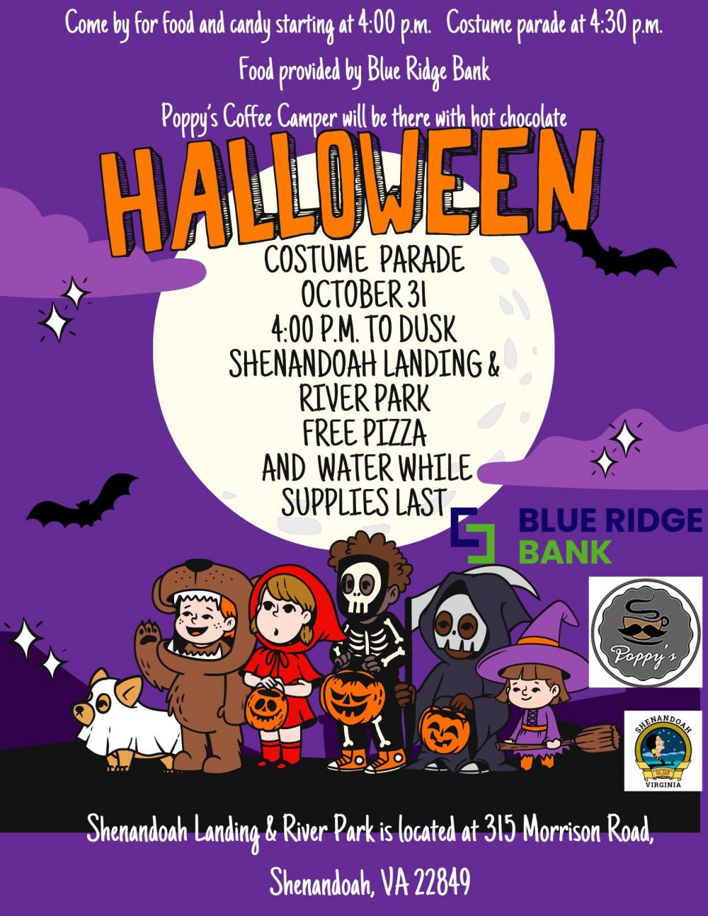 Halloween Event with Halloween Costume Parade Shenandoah Virginia